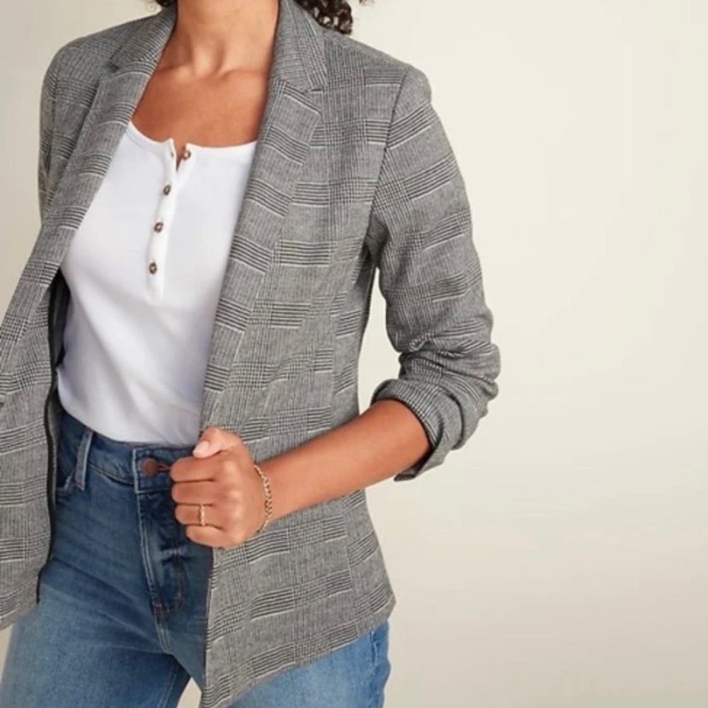 Old Navy Plaid Blazer